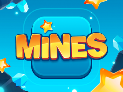 Biểu tượng game Mines — trò chọn ô kiểu crash của 1xGames với lưới mìn xanh