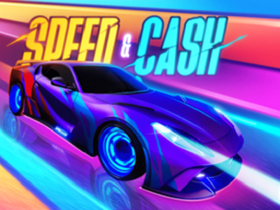 Ảnh bìa slot Speed n Cash — game đua xe với siêu xe neon