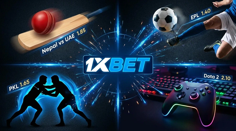 Vietnam sports markets at 1xBet — football, esports, basketball, tennis